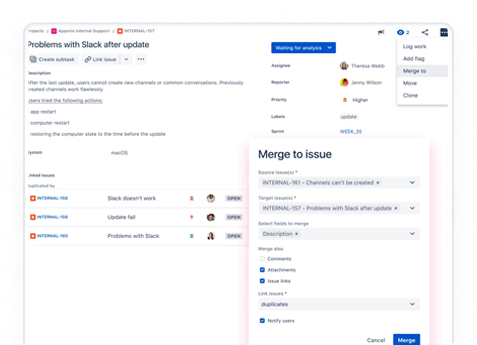 mearge-issue-جیرا-jira